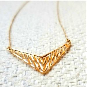 10k Italian yellow gold necklace
